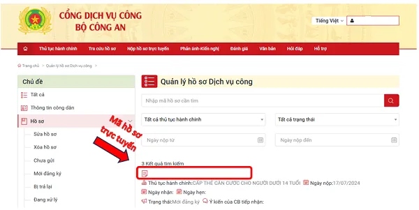Quá trình duyệt hồ sơ trên nền tảng
