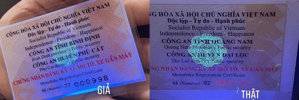 Sử dụng đèn UV để kiểm tra giấy tờ giả