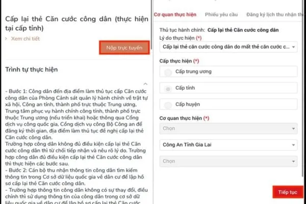 Bắt đầu nộp đơn