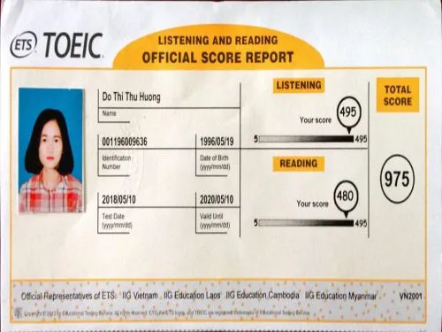 Hướng dẫn kiểm tra chứng chỉ TOEIC