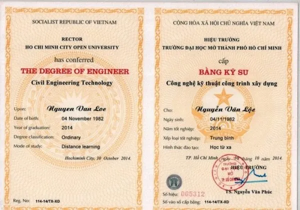 Làm bằng đại học Mở chất lượng cao