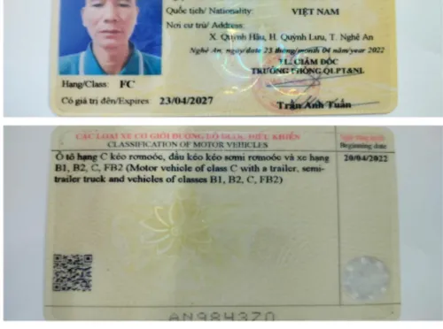 Bằng lái xe hạng F - Cấp dành cho tài xế điều khiển xe nối toa