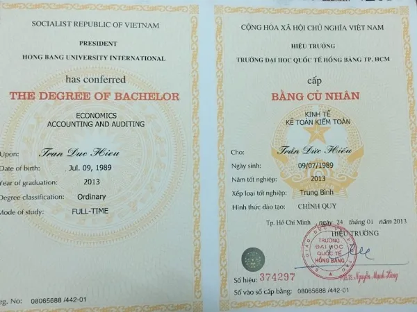 Hệ thống làm bằng cấp 3 chuyên nghiệp