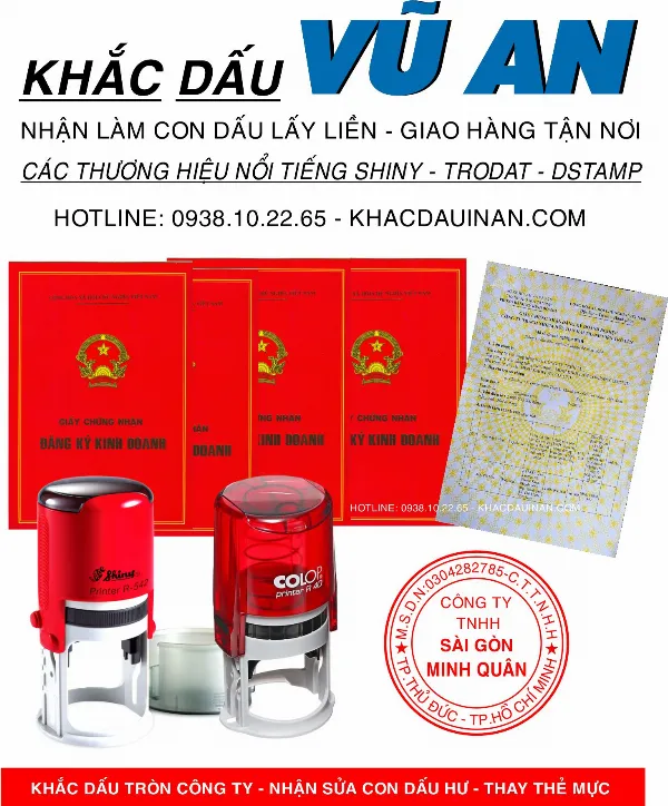 Dịch Vụ Khắc Dấu Online Uy Tín Tại TPHCM