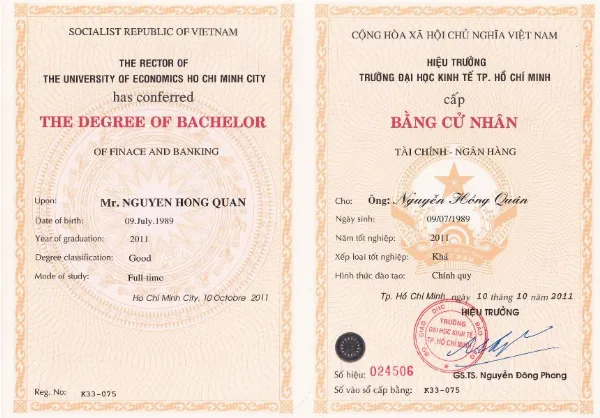 Làm bằng đại học chính quy