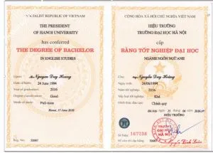Quy trình làm bằng đại học tại Hà Nội