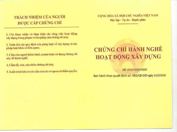 Quy trình làm chứng chỉ