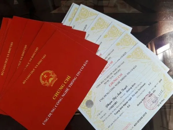 Dịch vụ làm chứng chỉ tin học