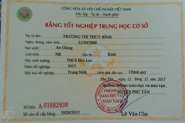 Dịch vụ làm bằng uy tín tại Bao Xin Việc