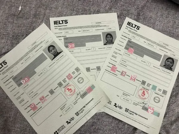 Nhận biết chứng chỉ IELTS giả