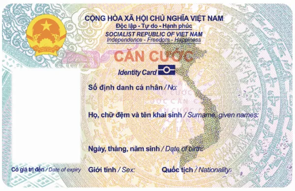 Mẫu thẻ căn cước mới cho người từ đủ 6 tuổi trở lên, theo đề xuất của Bộ Công an