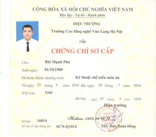 Dịch vụ làm chứng chỉ uy tín đảm bảo hiệu quả.