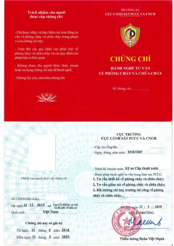 Hệ thống tư vấn giám sát PCCC